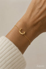 MOONLIGHT CRESCENT BRACELET